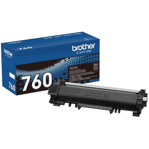 Brother TN 760 Black High Yield Toner Cartridge
