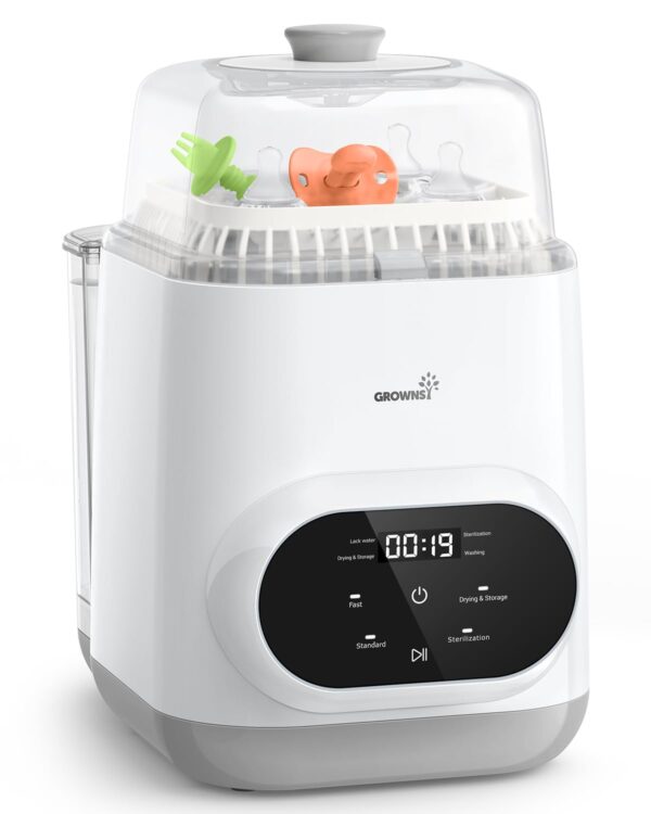 Grownsy EaseClean Bottle Washer Pro All-in-One Bottle Washer and Sterilizer and Dryer