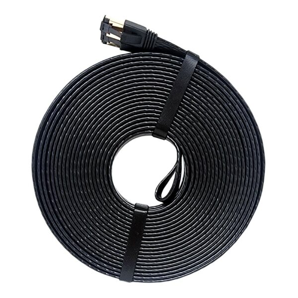 PPA Ethernet Cables CAT8 50ft SNG FLAT BLACK