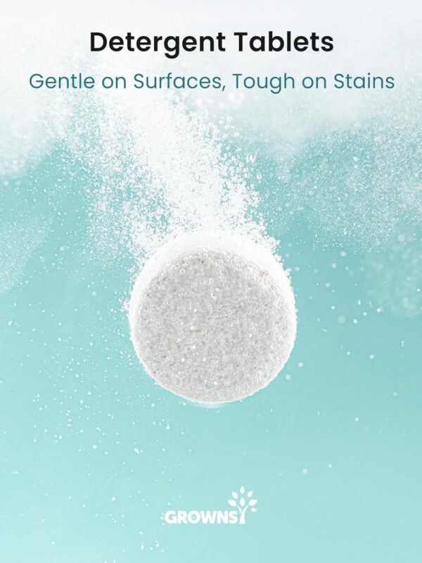 GROWNSY Detergent Washing Tablets 130 PCS for Momcozy, Baby Brezza Bottle Washer, Compatible with All Brands Baby Bottle Washers - Image 4