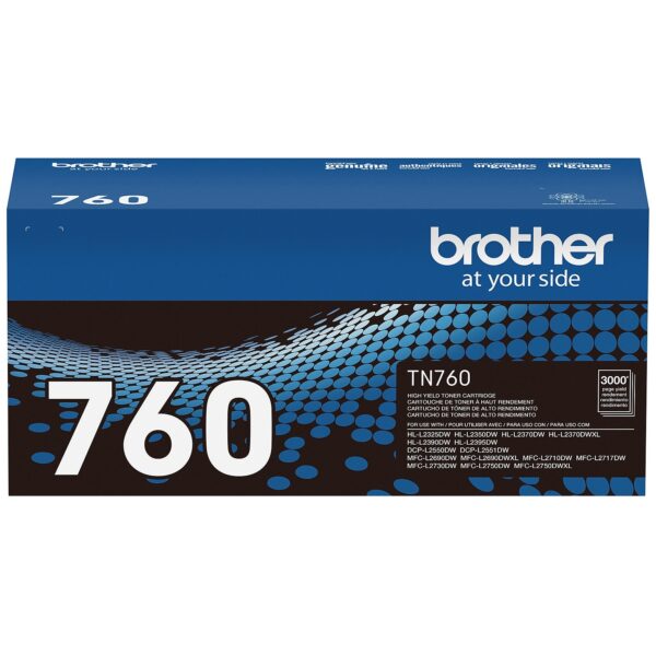 Brother TN 760 Black High Yield Toner Cartridge - Image 4
