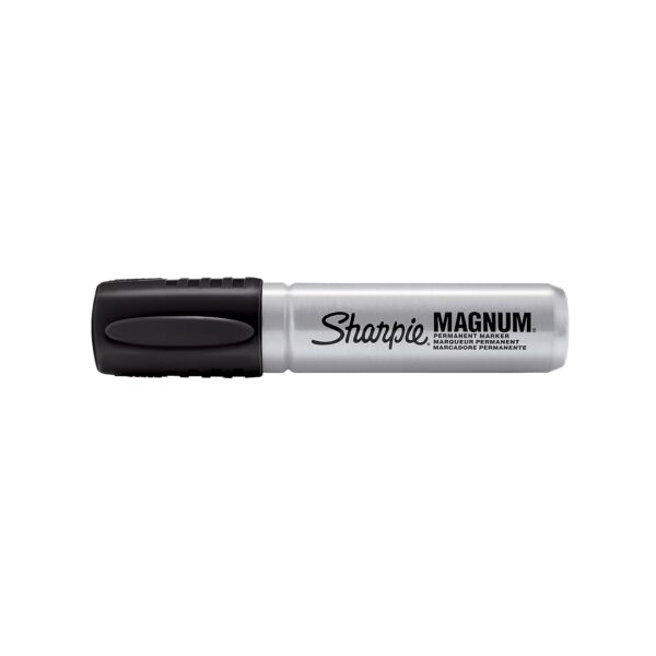 Sharpie Magnum Tank Permanent Marker, Chisel Tip, Black, 12/Pack (44001A) - Image 3